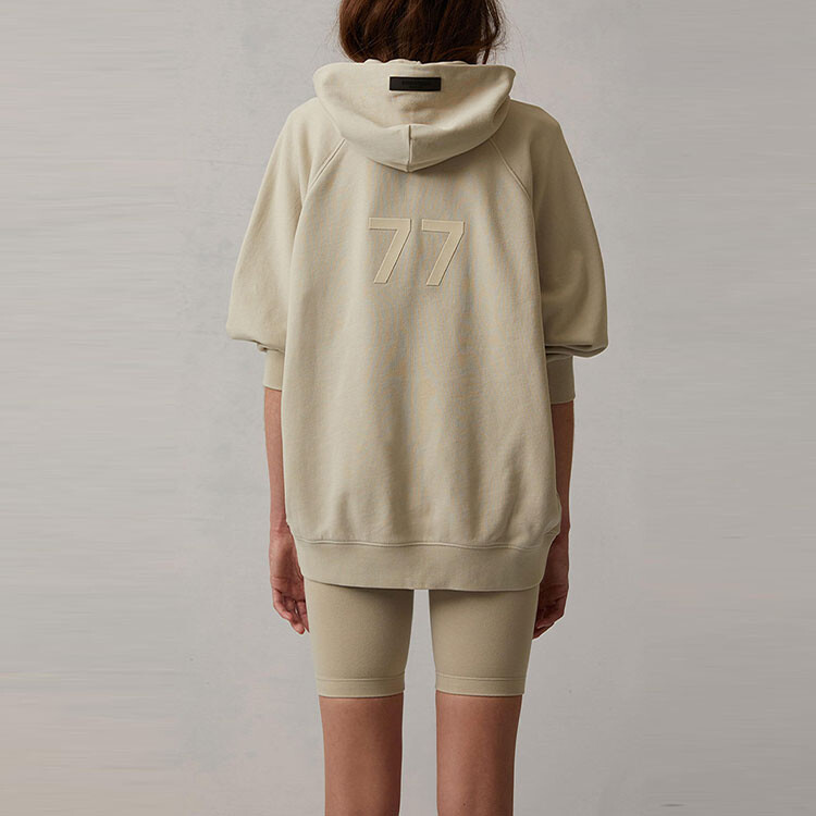 SS22 Толстовка женская пшеничная Fear Of God Essentials — фото 3