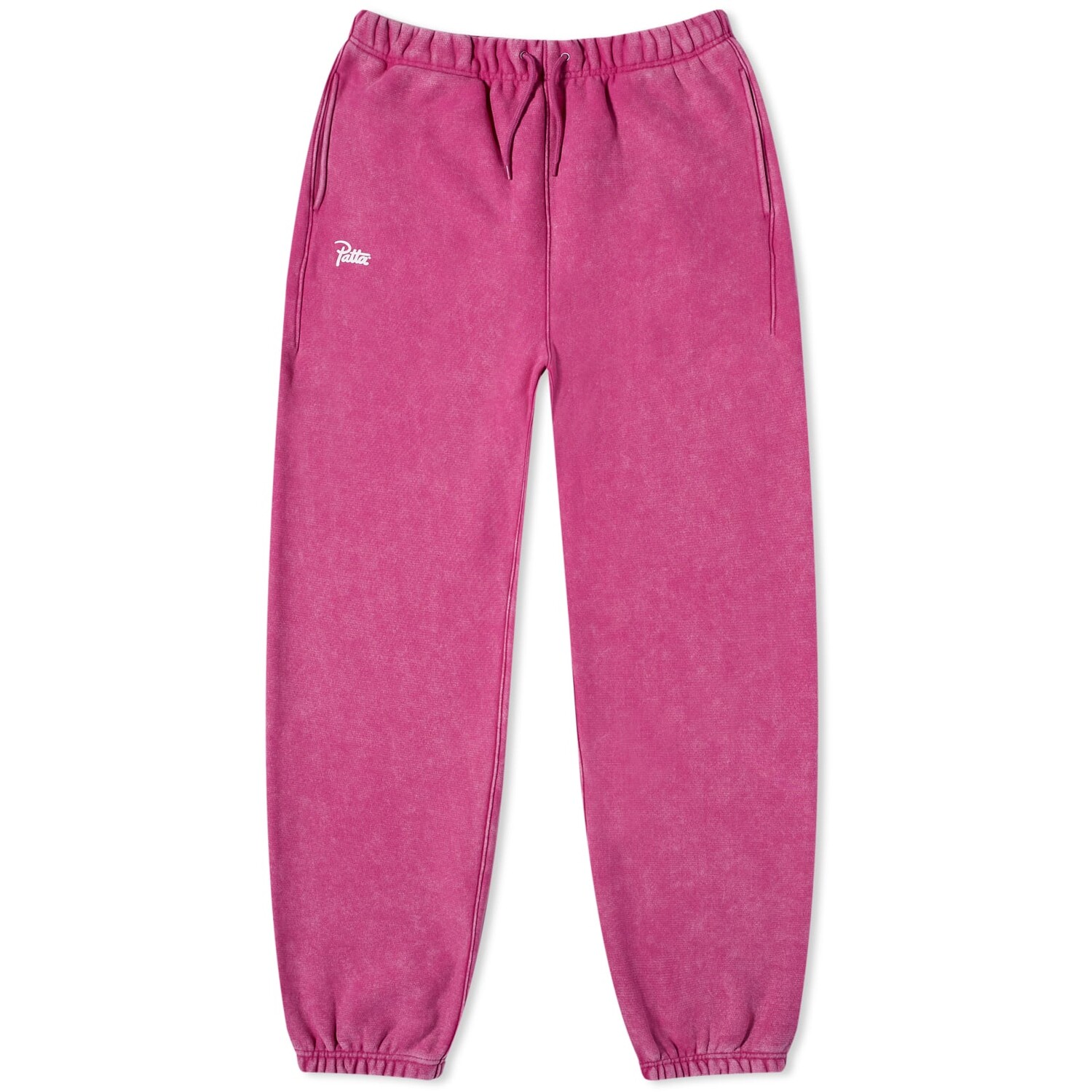 

Спортивные брюки Patta Basic Washed Sweats, цвет Fuchsia Red