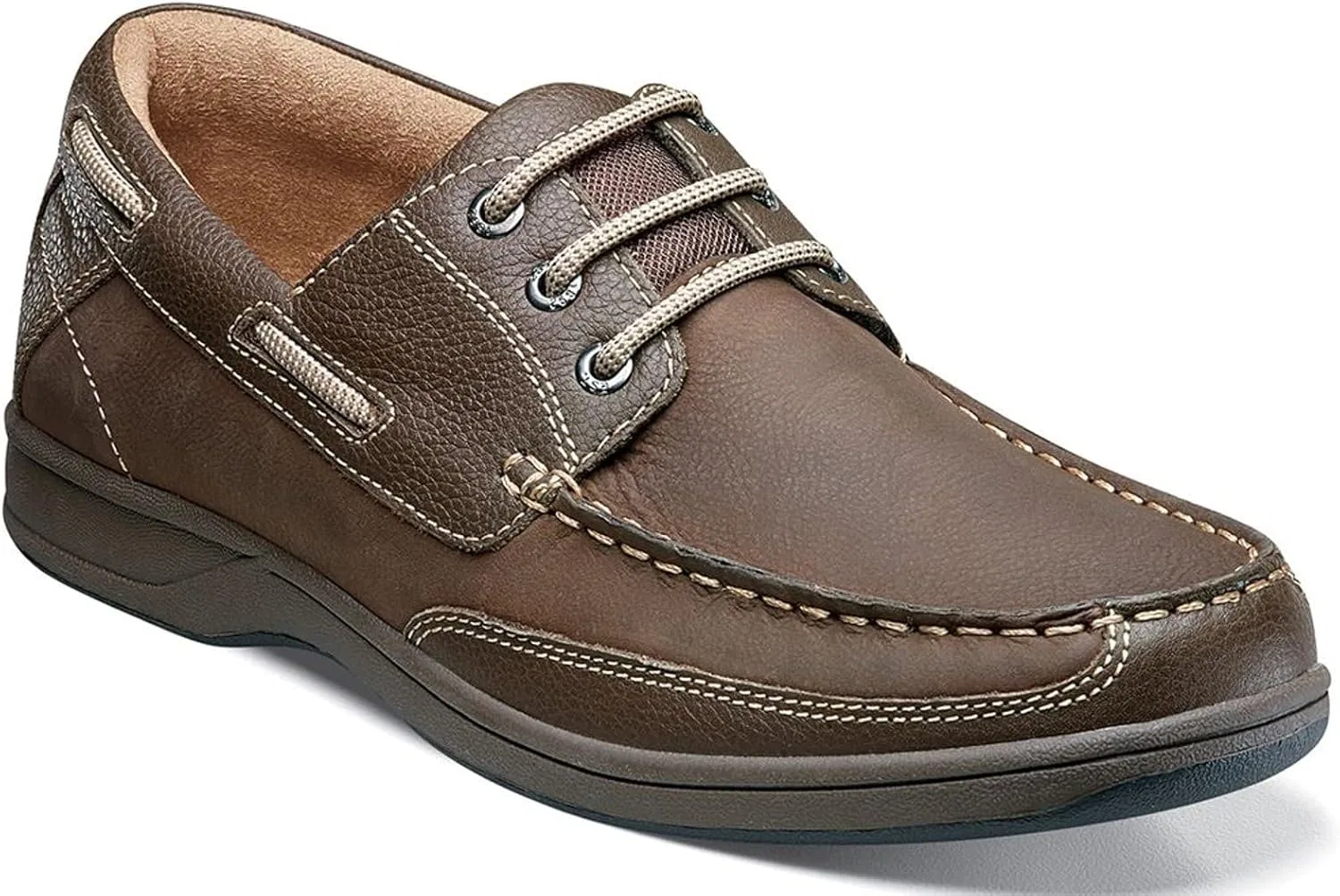 Оксфорды с мокасиновым носком Florsheim, Stone — фото 2