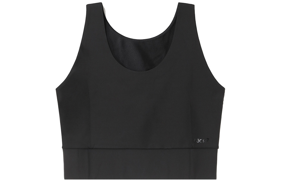 Спортивный топ с принтом логотипа Ea7 EMPORIO ARMANI, черный — фото 2