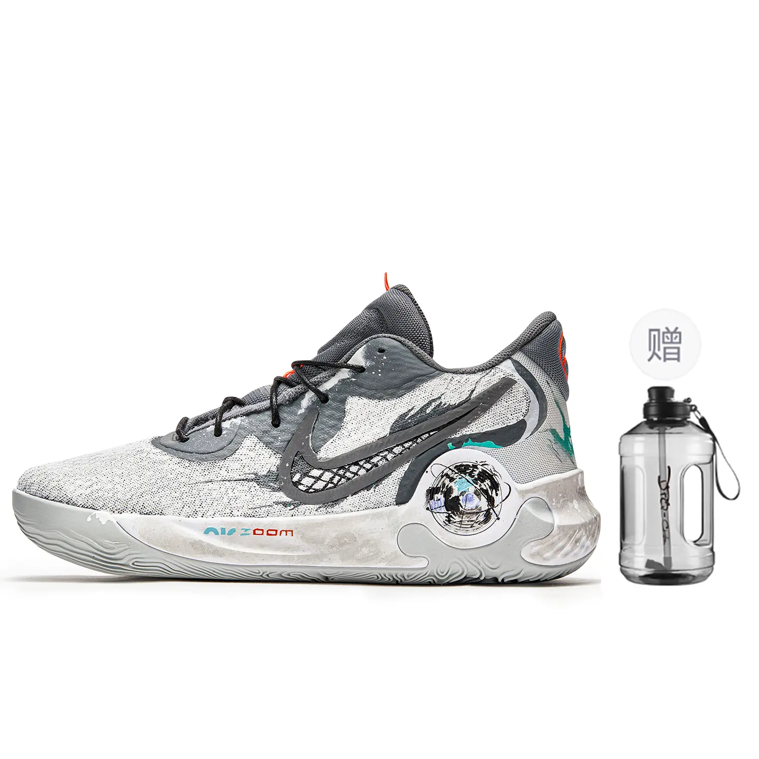 

Баскетбольные кроссовки Trey 5 Basketball Shoes Unisex Mid-Top Gray/White Nike