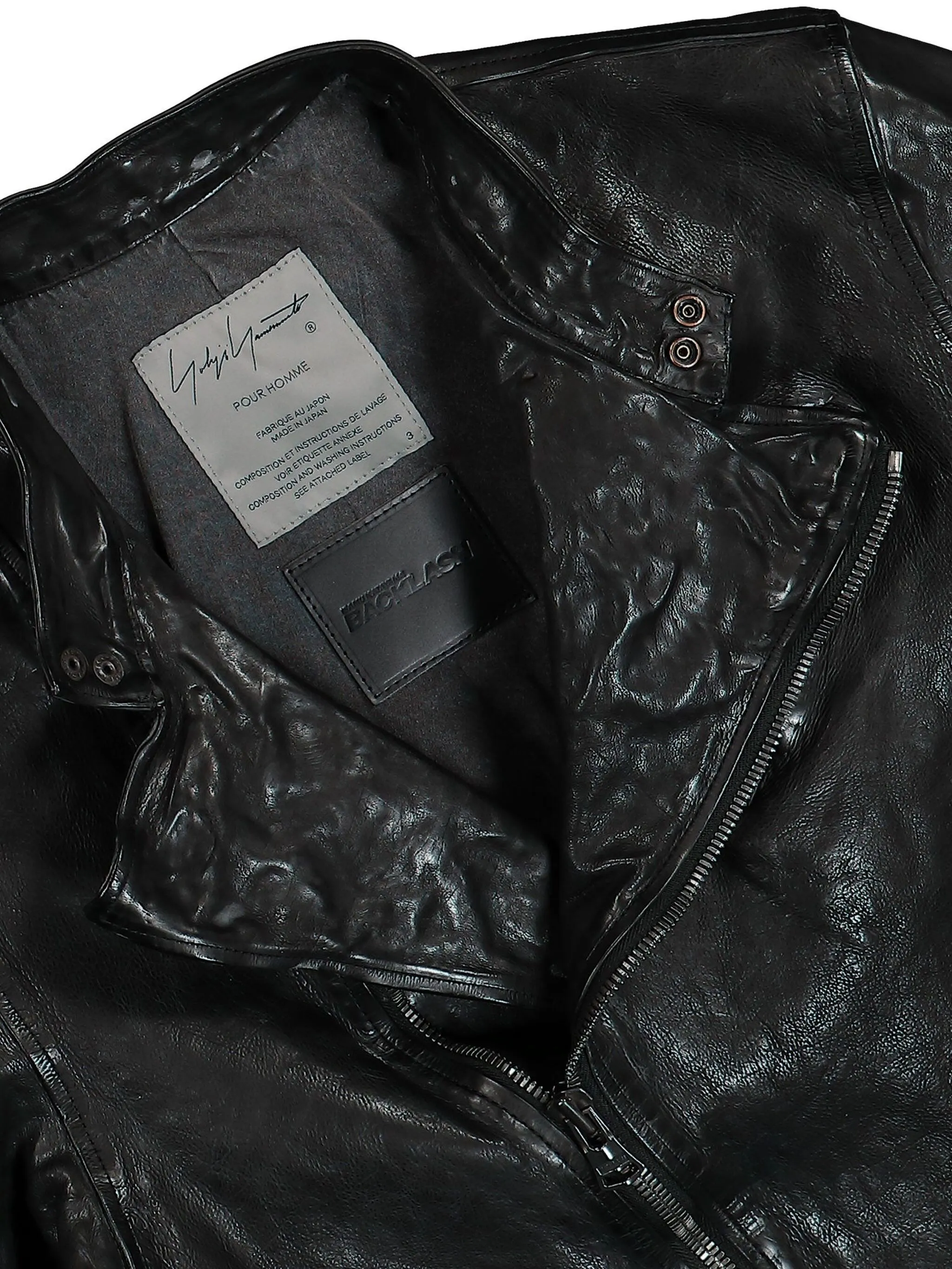 Байкерская куртка Backlash Double Riders Yohji Yamamoto, черный — фото 3