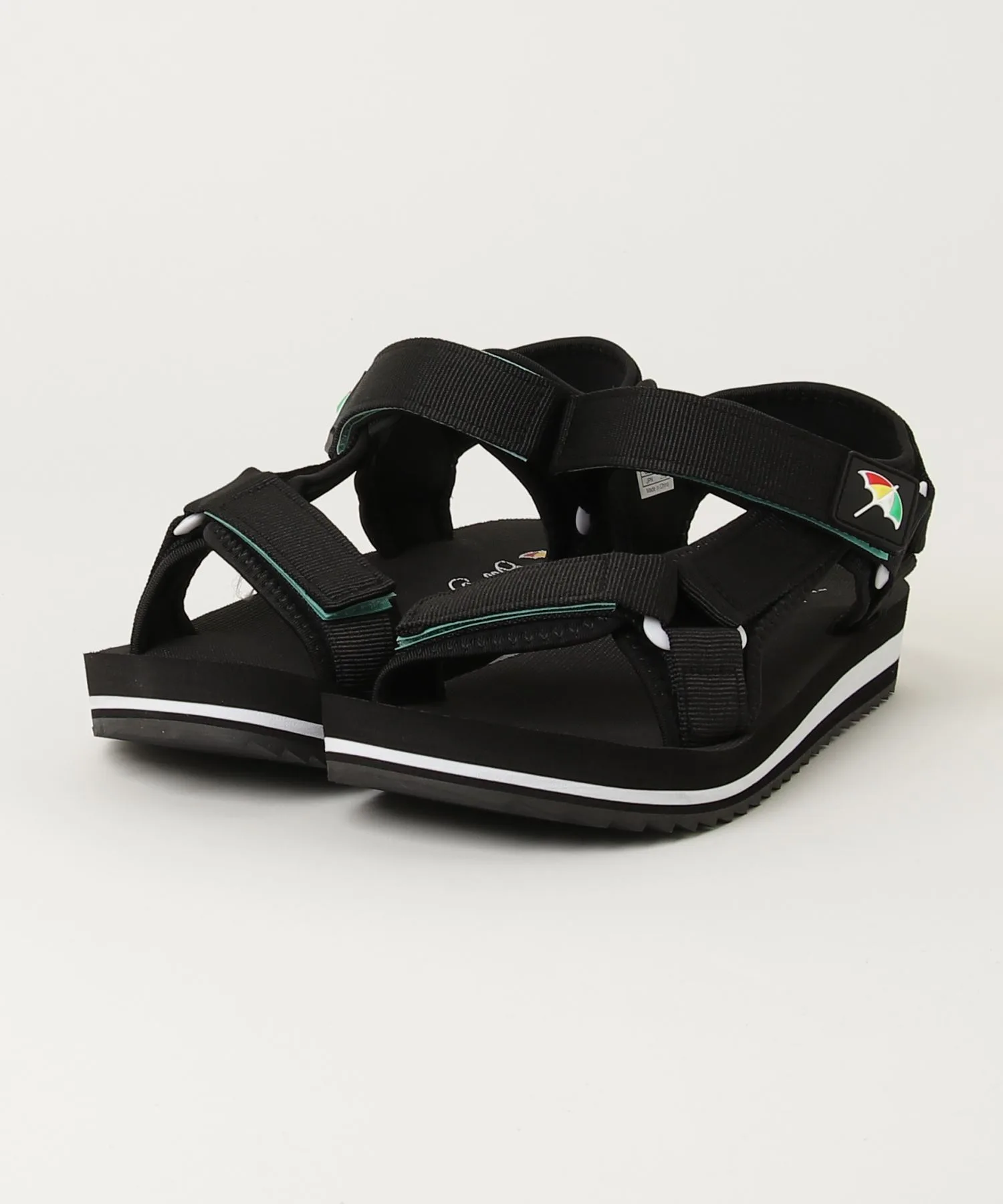 Мужские спортивные сандалии Arnold Palmer FOOTWEAR 5051 черно-зеленые
