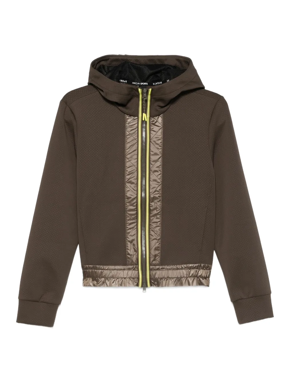 

Стеганая куртка с капюшоном Marccain, зеленый