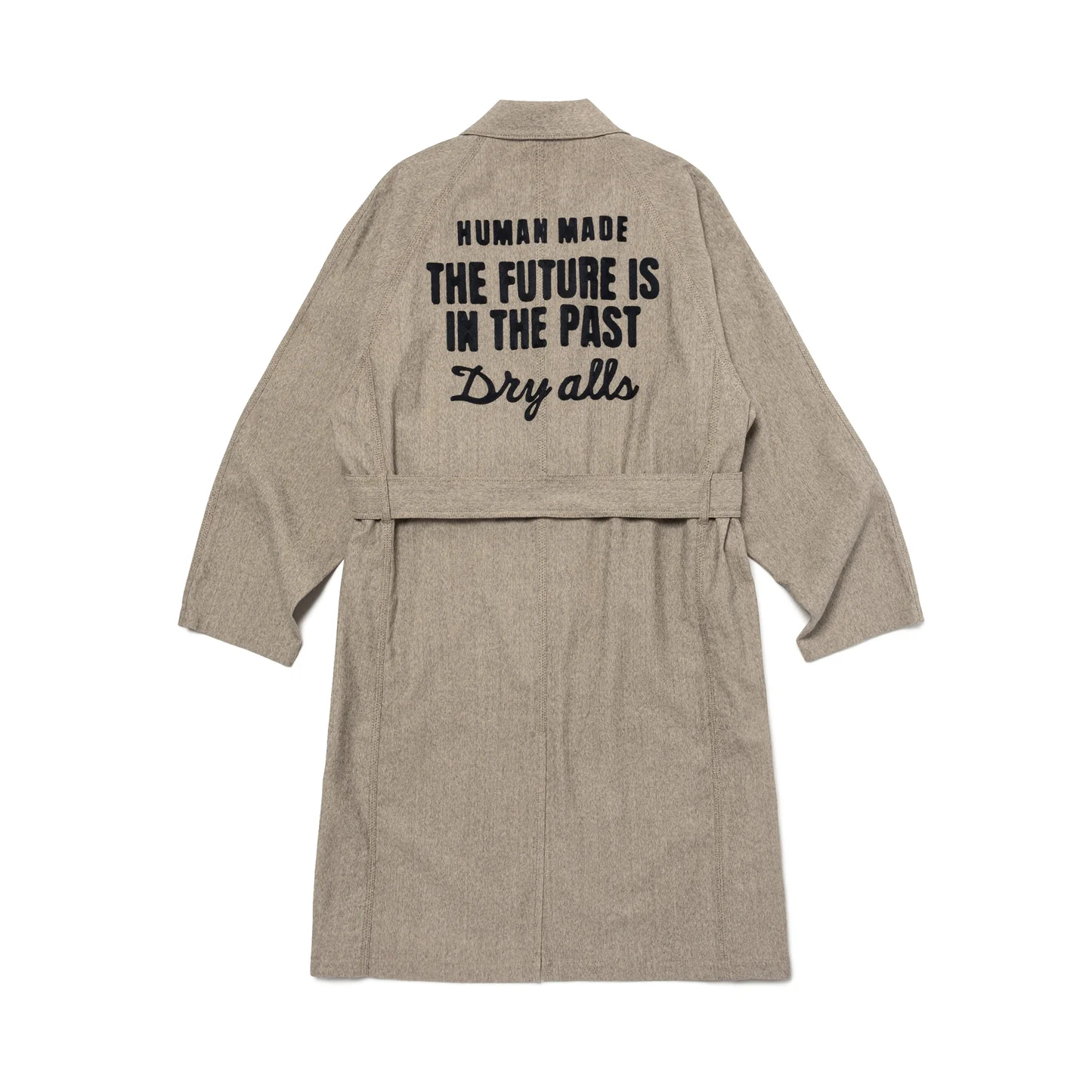 

HUMAN MADE FW25 Пальто Unisex Серый Лацкан Moderate