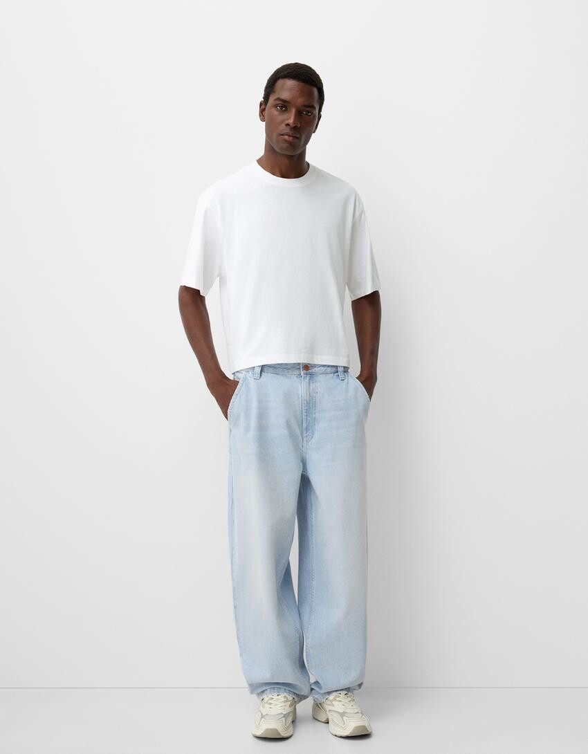 

Джинсы для фигурного катания Bershka, голубой