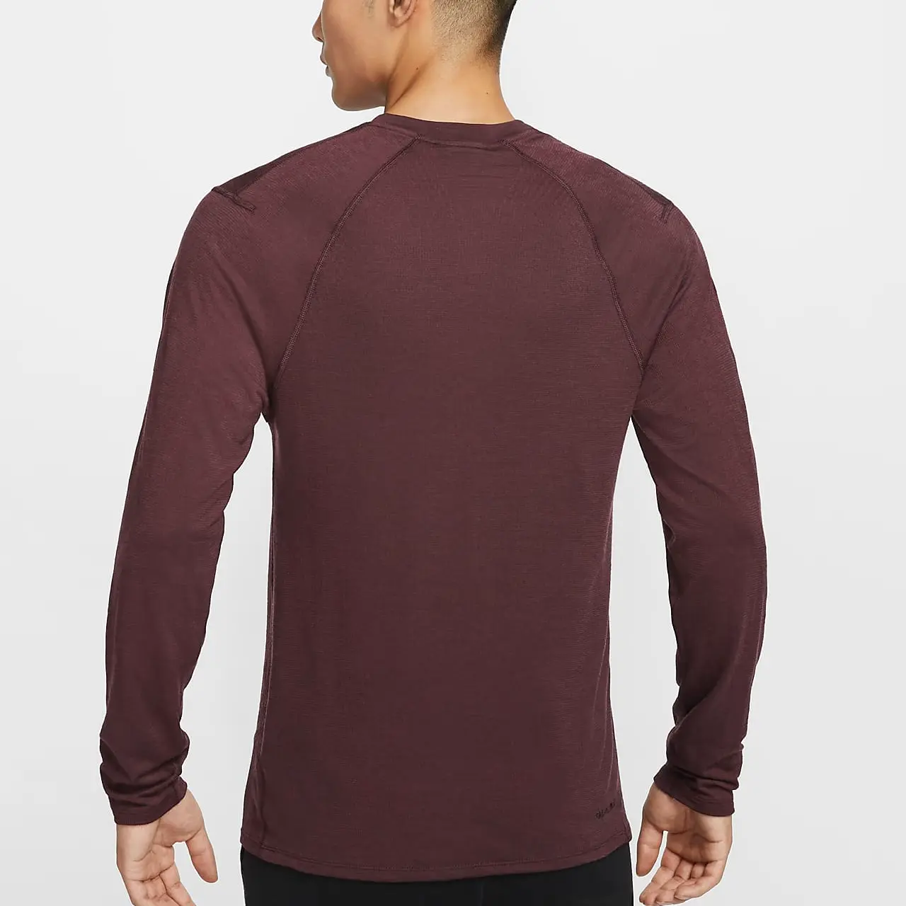 Футболка A.P.S. Dri-FIT ADV Axis Performance System мужская Насыщенный Бордовый Вино Красный Nike, Яркий Бордовый Красный — фото 3