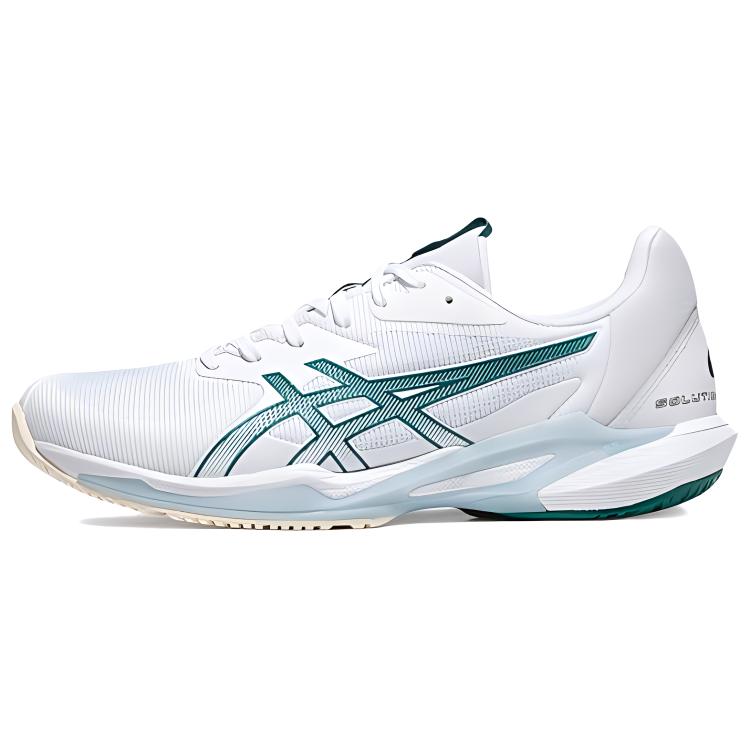 

Asics Теннисные кроссовки Solution Speed FF 3 Low Top мужские, белые, зеленые