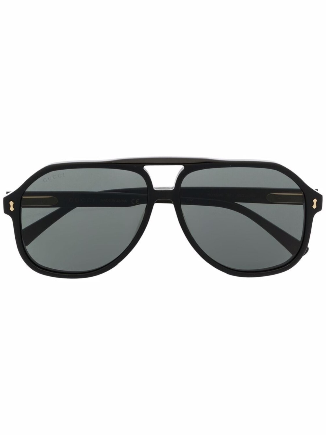 

Gucci Eyewear солнцезащитные очки-пилоты, черный