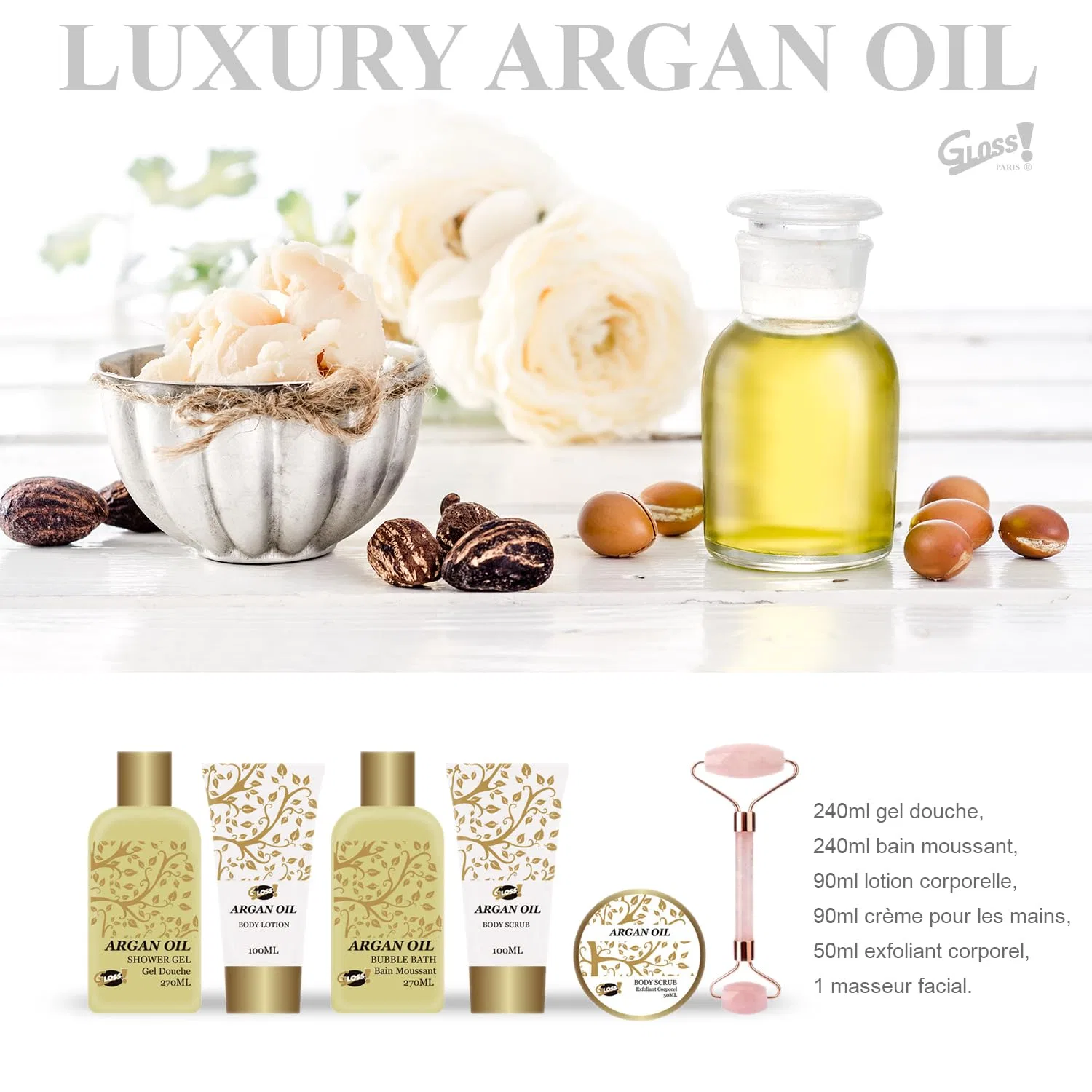 Подарочный набор для ванны GLOSS! Argan Bath Set Gloss ! — фото 3