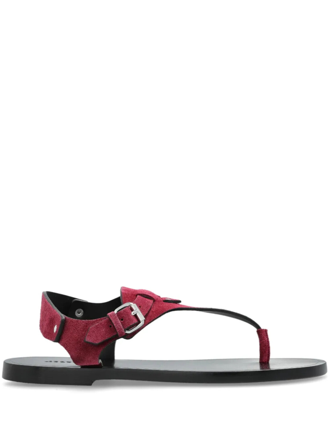 Сандалии из замши ISABEL MARANT, красный