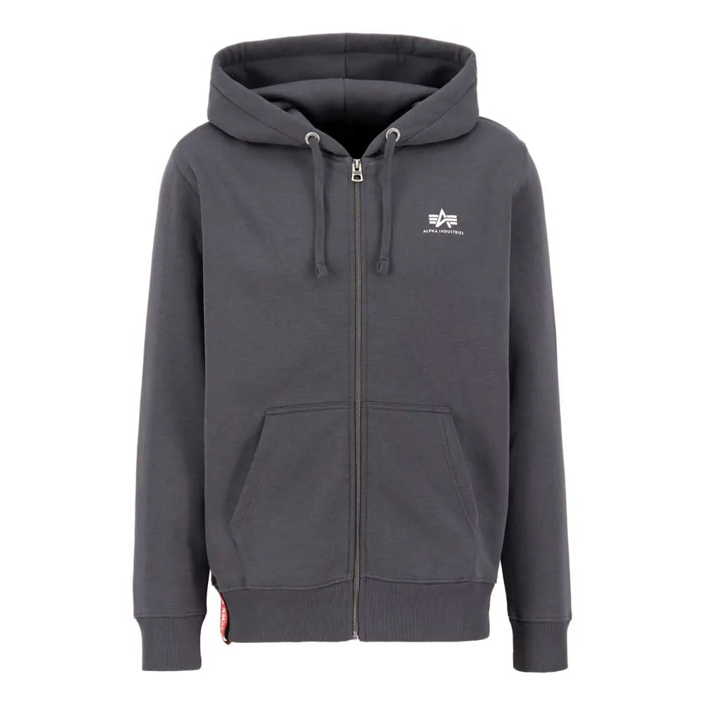 

Худи Alpha Industries Basic Zip Sl, серый