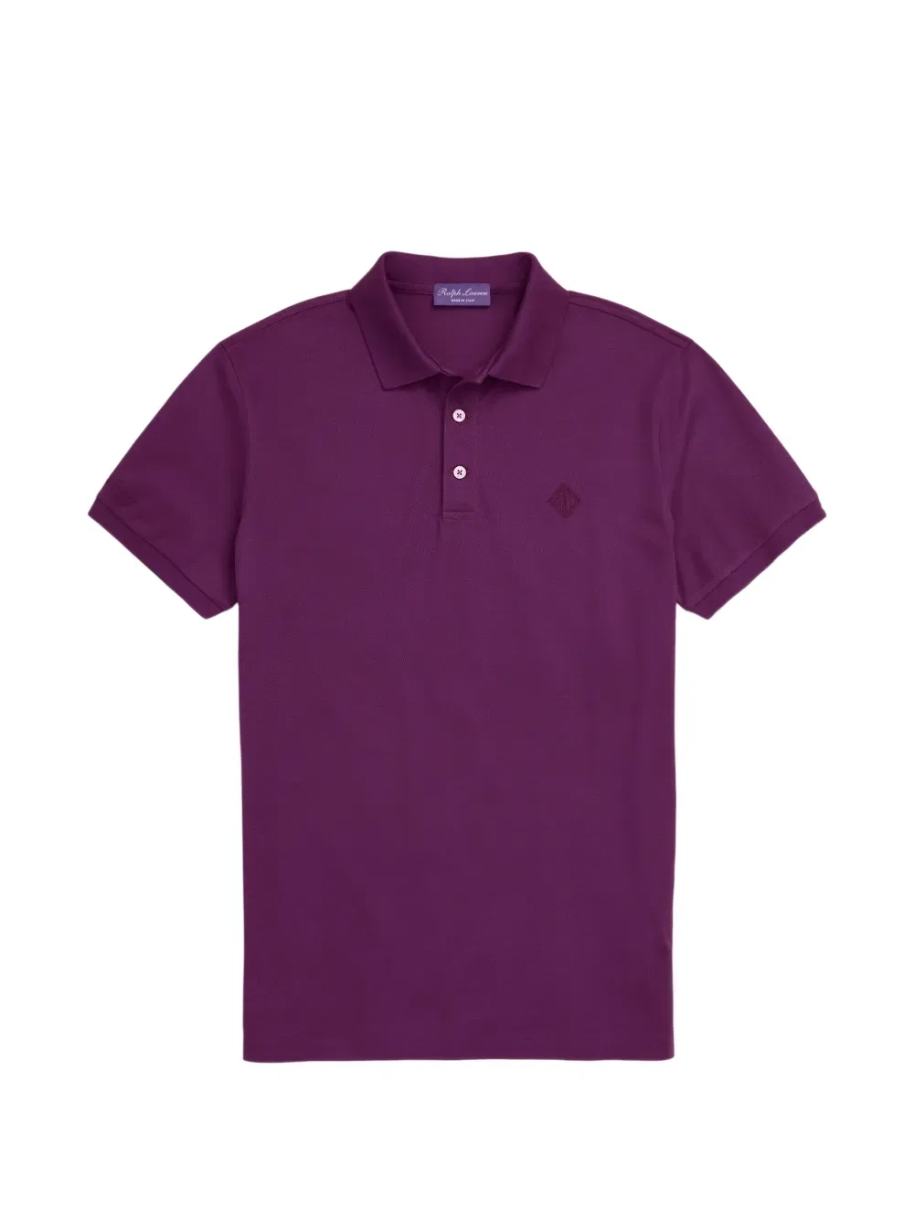 Рубашка-Поло из пике с вышитым логотипом Polo Ralph Lauren, фиолетовый