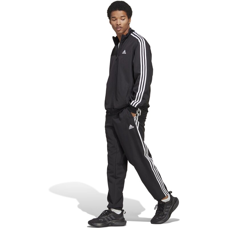 Тканый спортивный костюм с тремя полосками Adidas, мультиколор — фото 4