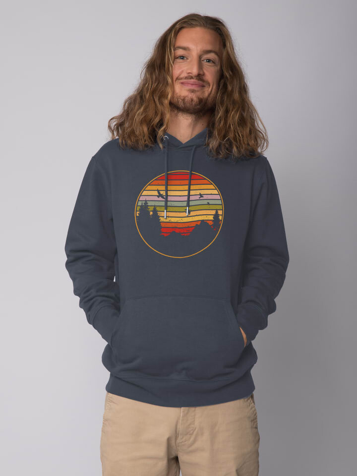 

Толстовка wat Apparel Sweatshirt Sunset Berge & Tannen, цвет India Ink Grey