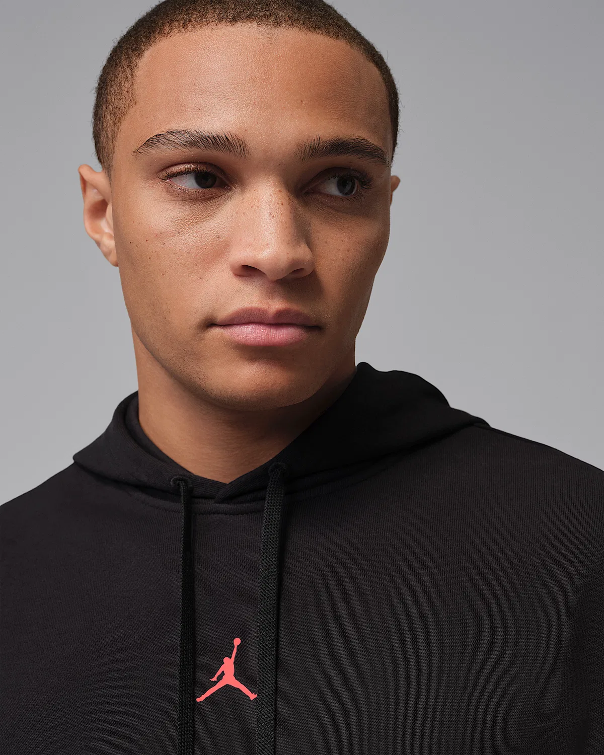 Мужская толстовка с капюшоном Dri-FIT Fleece Graphic Pullover Hoodie Jordan Sport Crossover, Black — фото 3