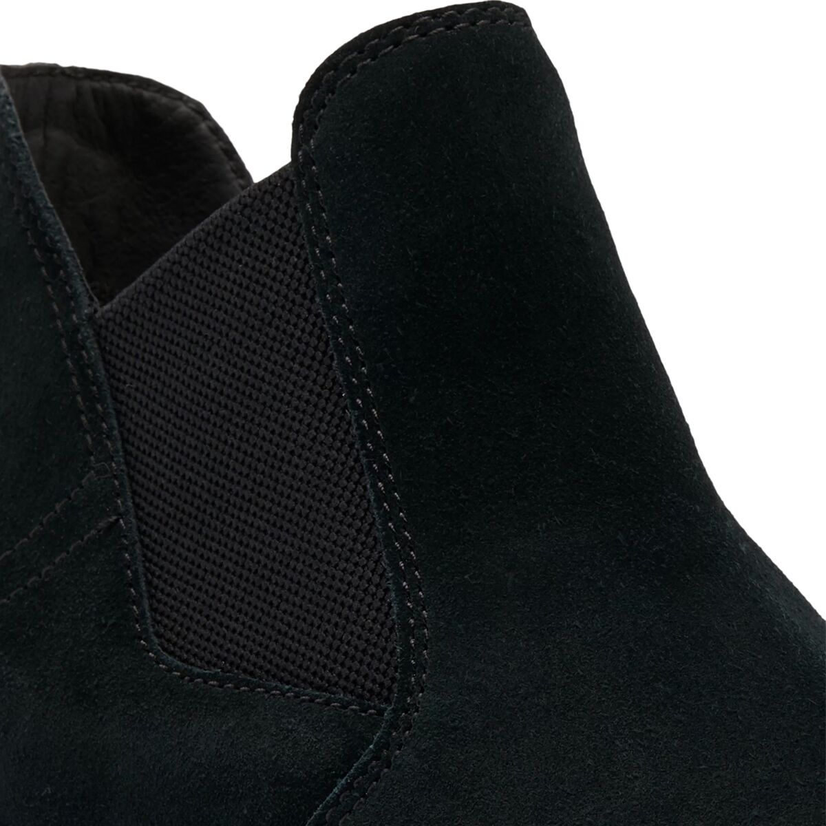 Ботинки женские Sorel Out N About Slip-On Wedge II замшевые на танкетке, черный — фото 4