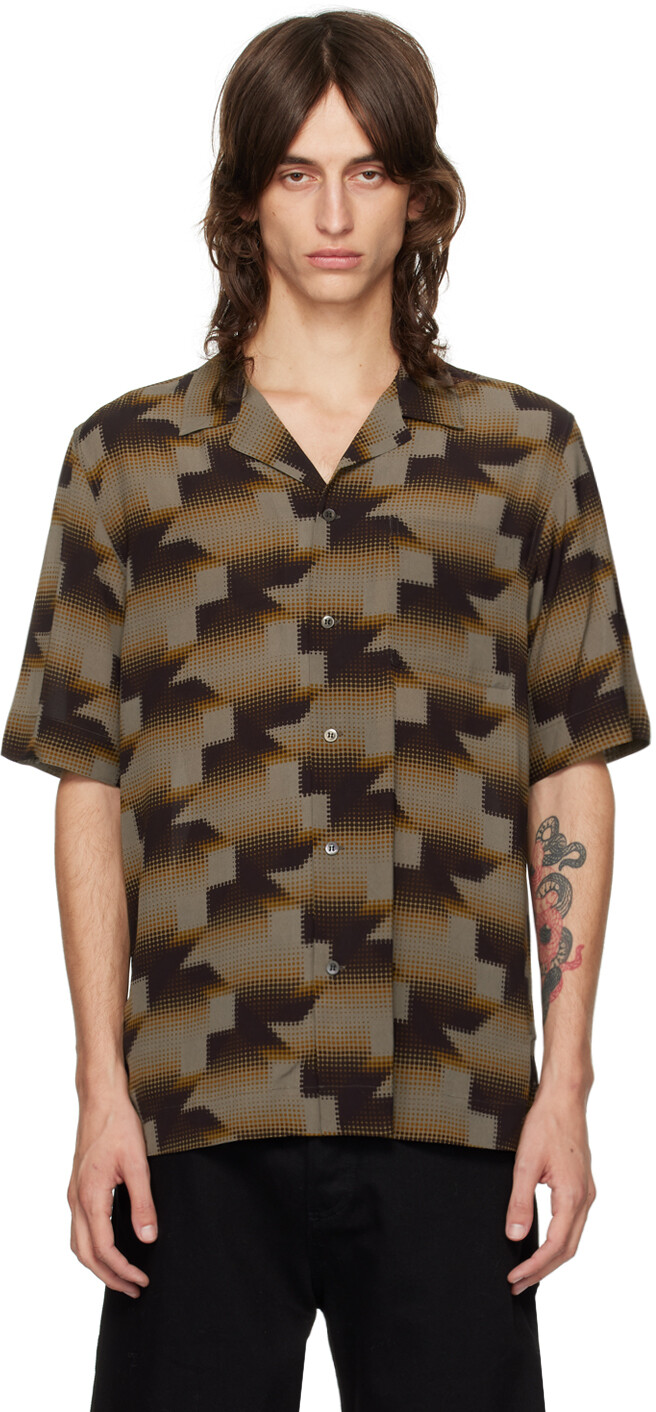 

Рубашка с пиксельной цепочкой Dries Van Noten