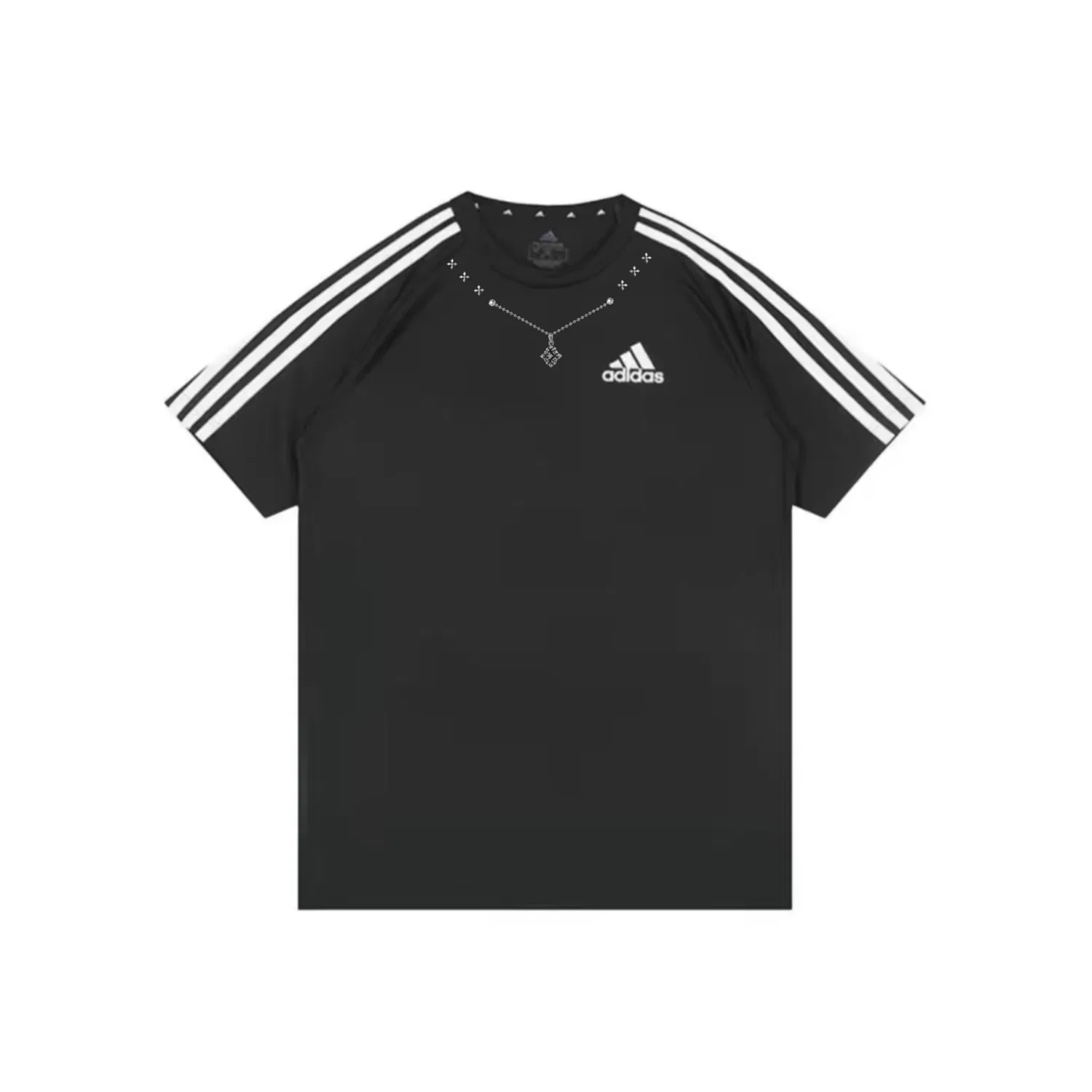 Футболка Adidas с круглым вырезом черная