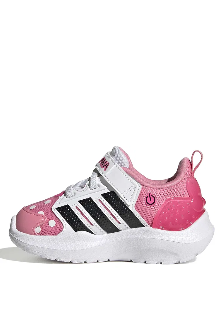 Кроссовки, с подсветкой, Adidas x Disney Lightorama Minnie Mouse, черный/розовый — фото 4