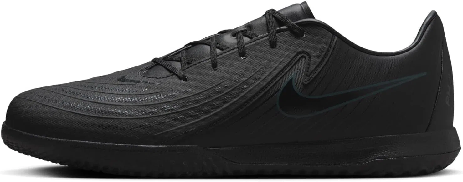 Мужские футбольные бутсы Nike Phantom Gx II Academy IC, Black Black Deep Jungle