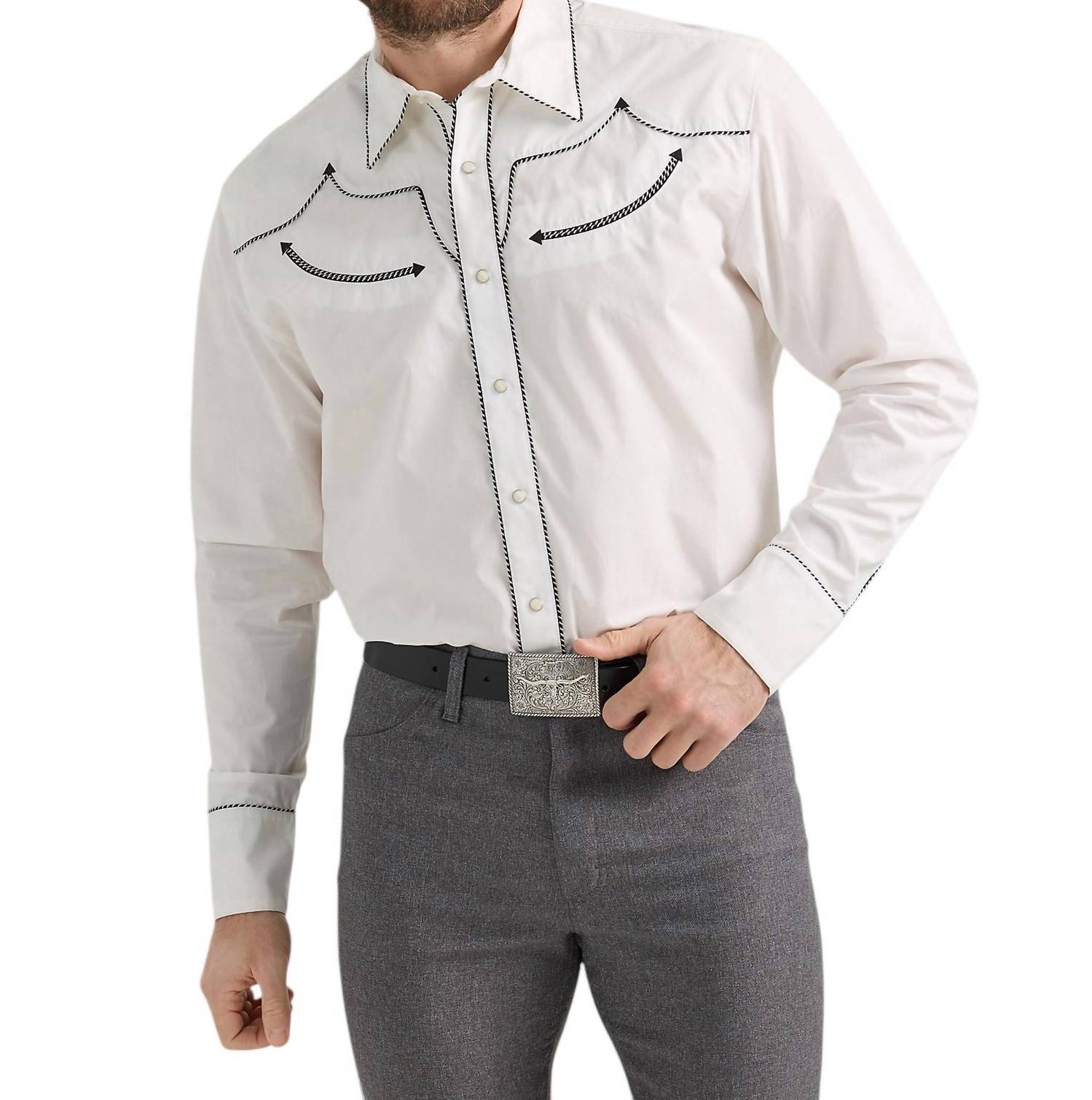 

Рубашка Rodeo Ben белого цвета Wrangler
