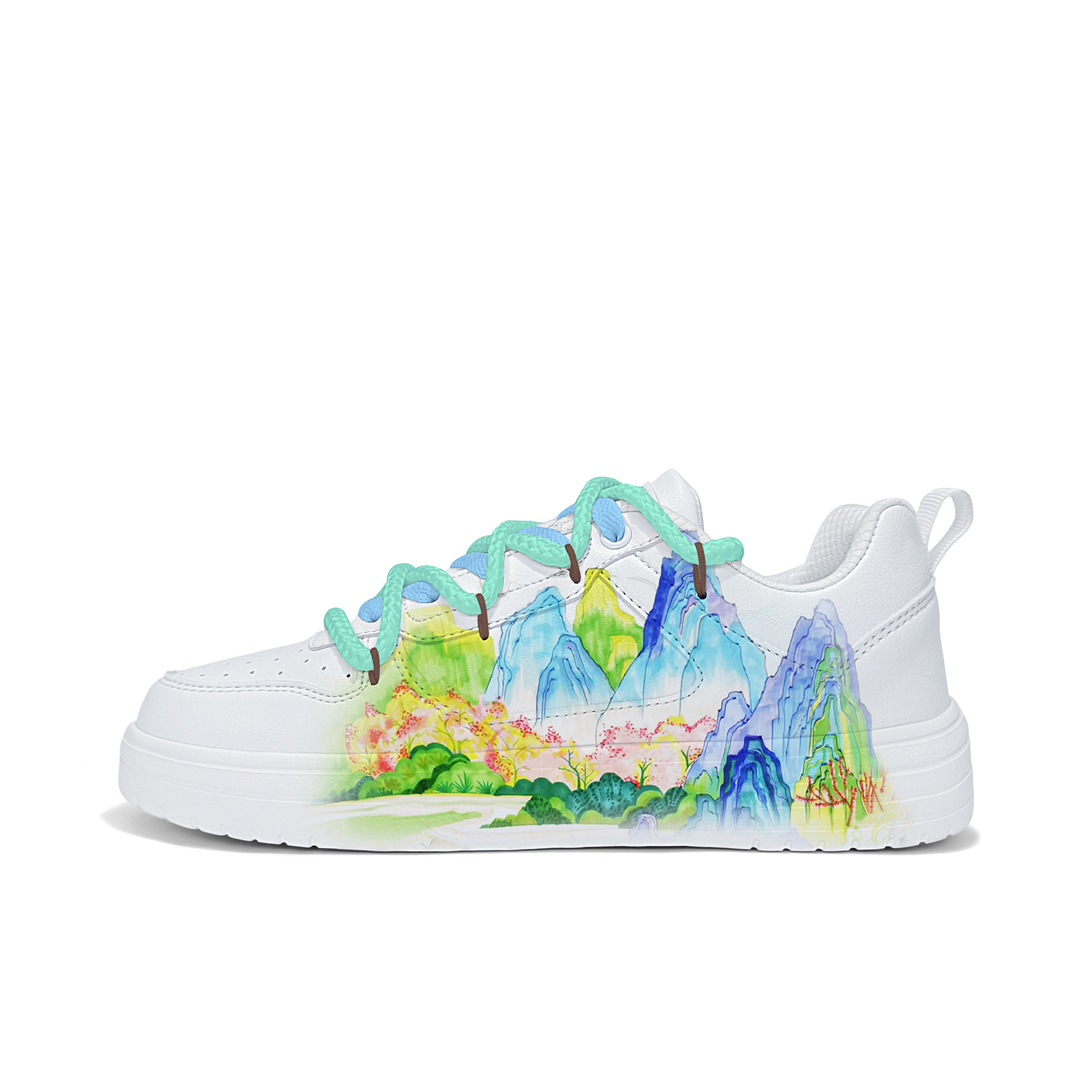 

Cold cicadas yesterday Антискользящие износостойкие легкие дышащие низкие скейтерские кроссовки унисекс белый перекрестный ремешок великолепный пейзаж ZLJ5007D