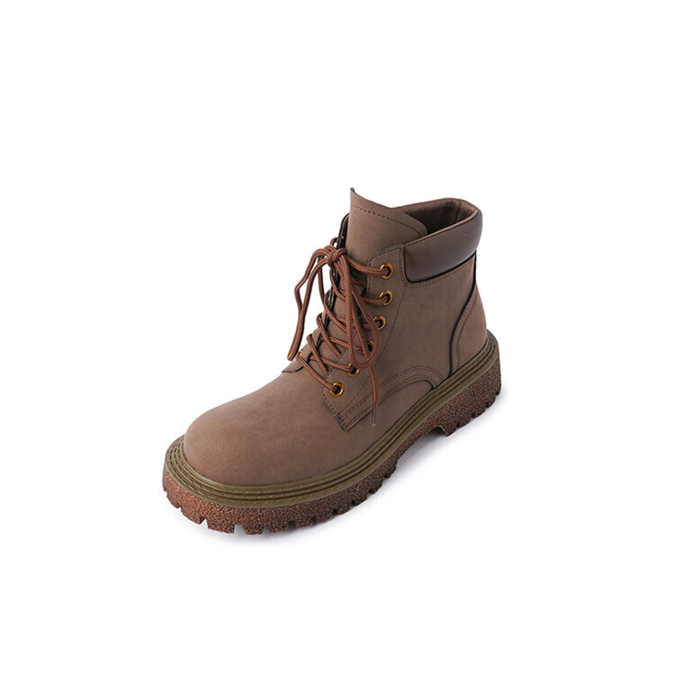 

Ботинки Martin Boot женские Qiaoliner, темно-коричневый