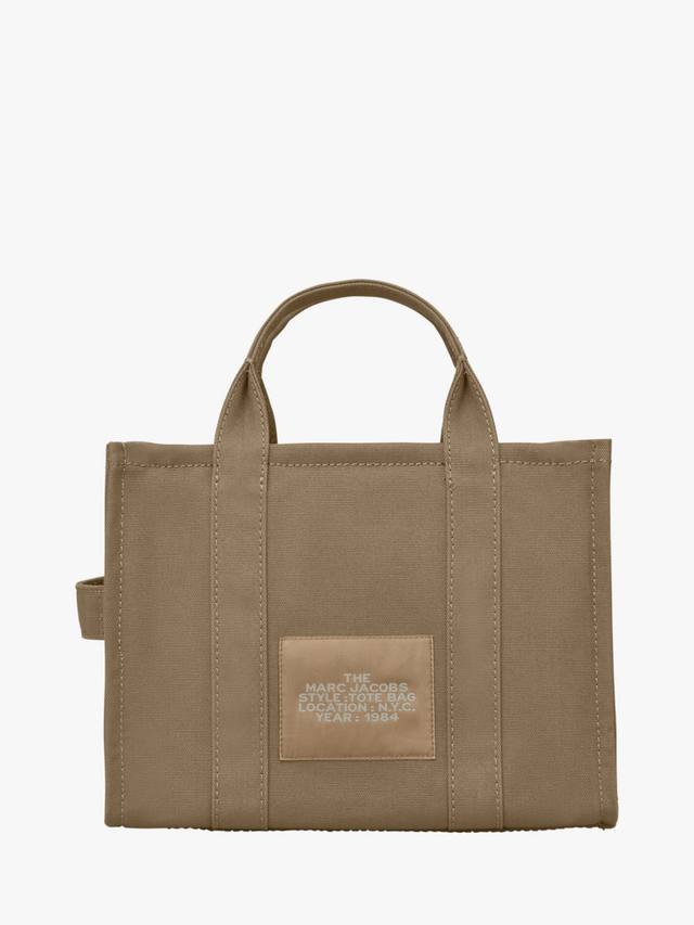Средняя хлопковая сумка-шоппер из парусины Marc Jacobs, Slate Green — фото 3