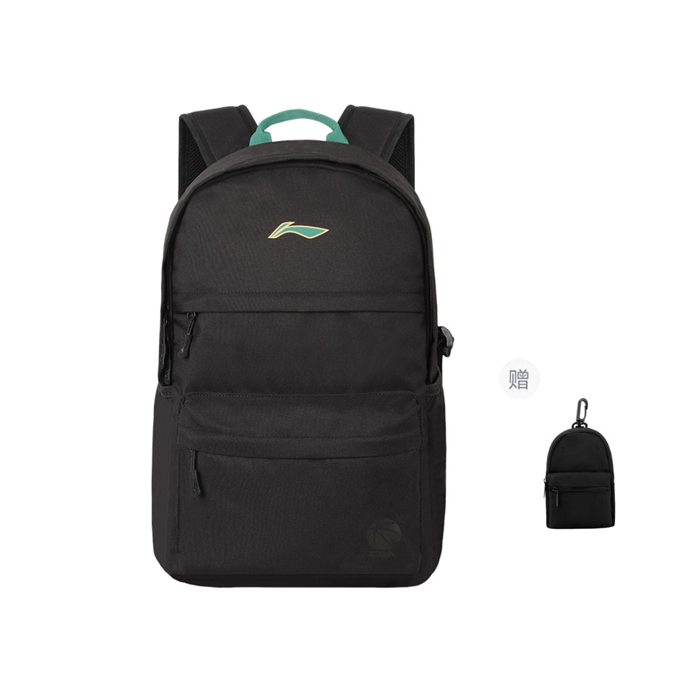 

Рюкзак LiNing из полиэстера, стандартный размер, унисекс, черный