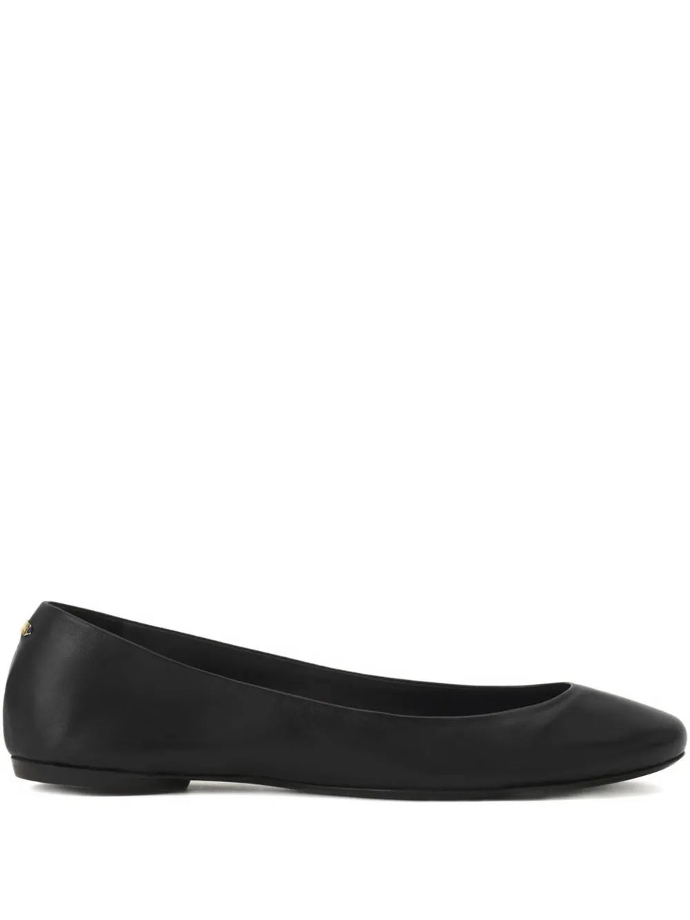 Кожаные балетки Lanvin, черный