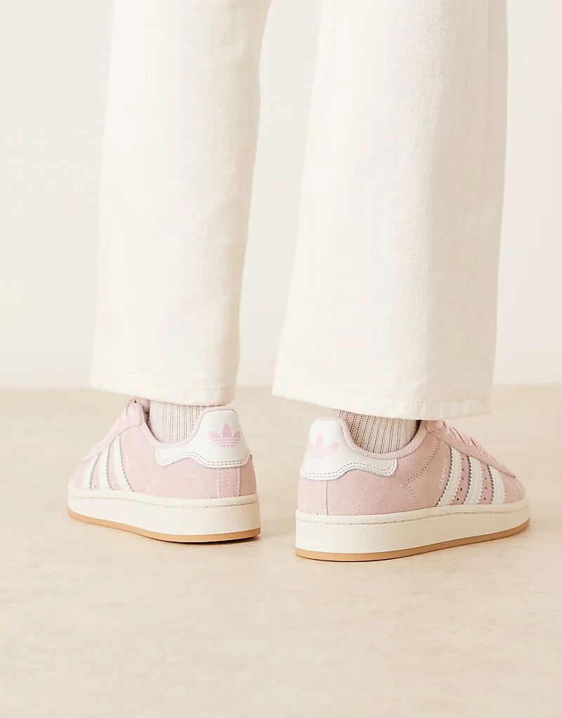 Кроссовки Adidas Originals Campus 00-х розового цвета — фото 4