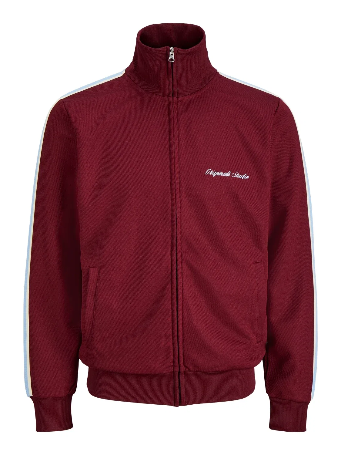 Спортивная кофта на молнии, JACK & JONES Junior, каберне