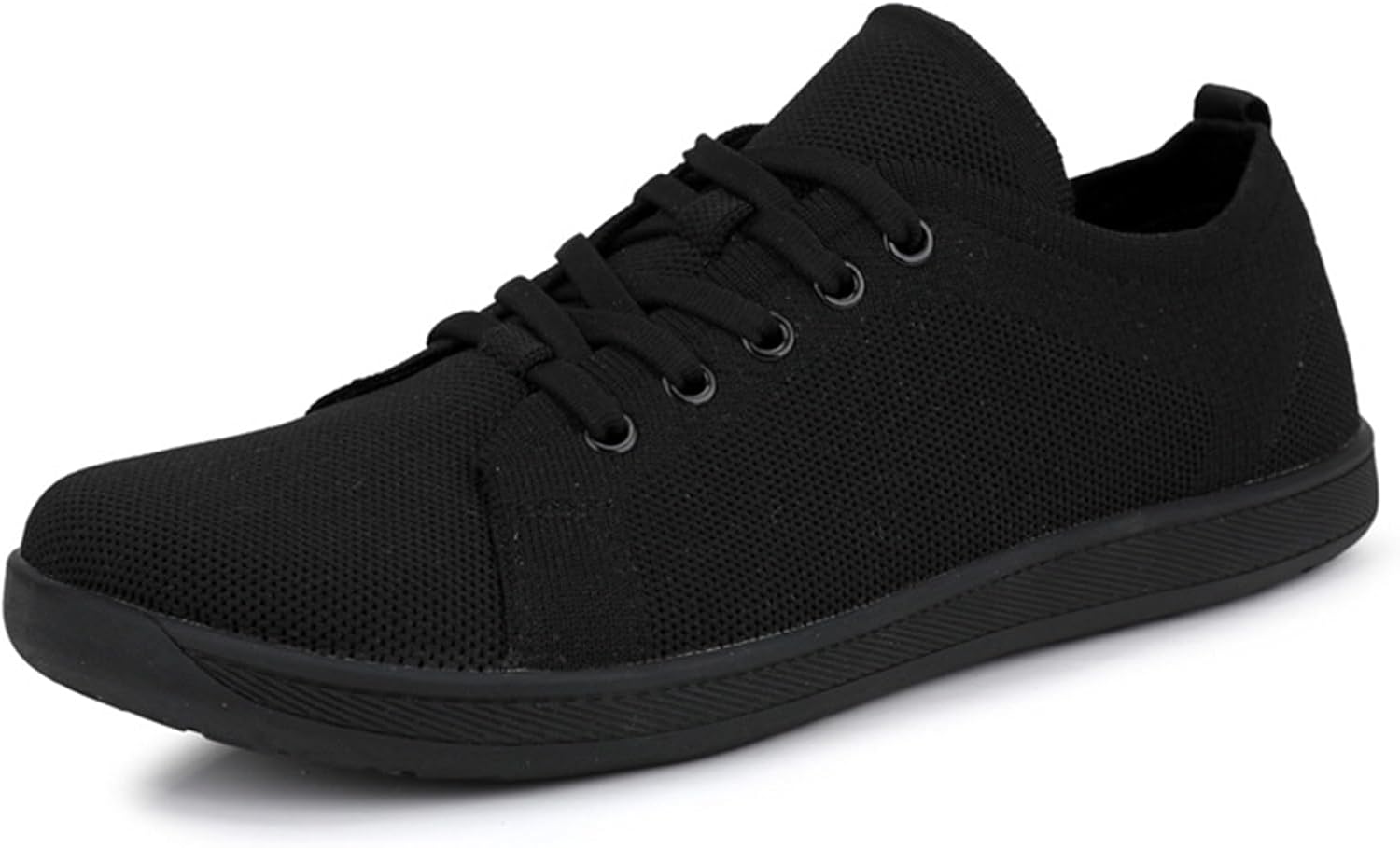 

Мужские прогулочные туфли с широкой носочной частью, дышащие, комфортные, быстросохнущие, минималистичные туфли для босых ног Abborora, черный