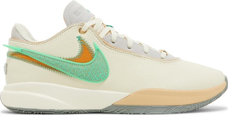 

Кроссовки Florida A&M University x A.P.B. x LeBron 20 'From Tally To The World - Coconut', кремовый, Серый;бежевый, Кроссовки Florida A&M University x A.P.B. x LeBron 20 'From Tally To The World - Coconut', кремовый