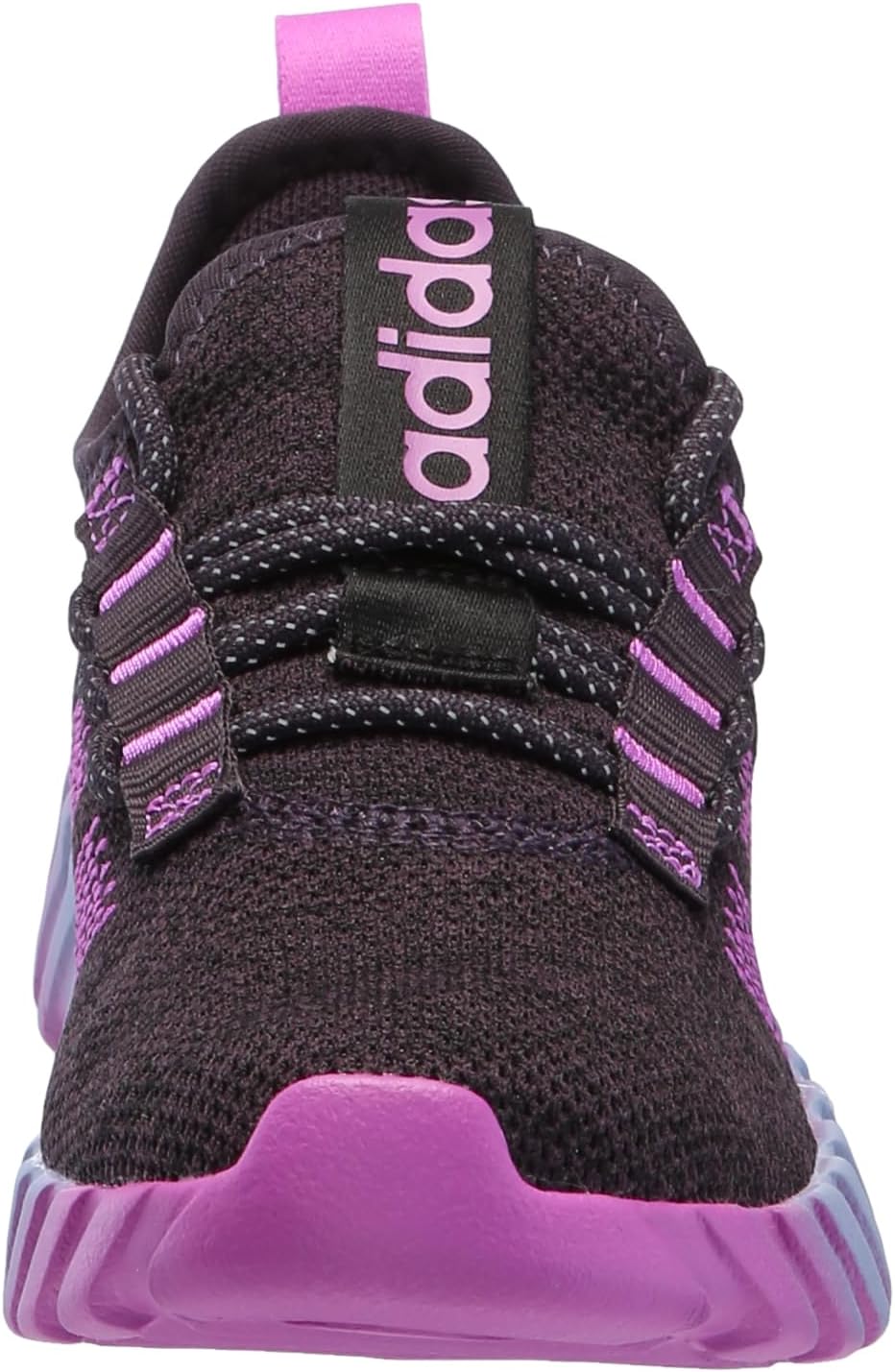 Детские кроссовки Adidas Kaptir Flow (унисекс), черный/фиолетовый/голубой — фото 2