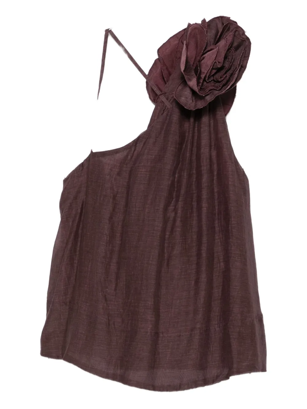 

Топ на одно плечо с цветочным декором Mes Demoiselles, красный