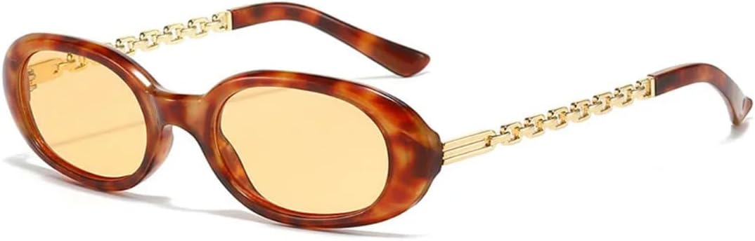 

Солнцезащитные очки с защитой от УФ-излучения UV400 | Очки "кошачий глаз", маленькая овальная форма | Линзы конфетных цветов для занятий спортом на открытом воздухе и вождения DSVIGF, Leopardchampagne