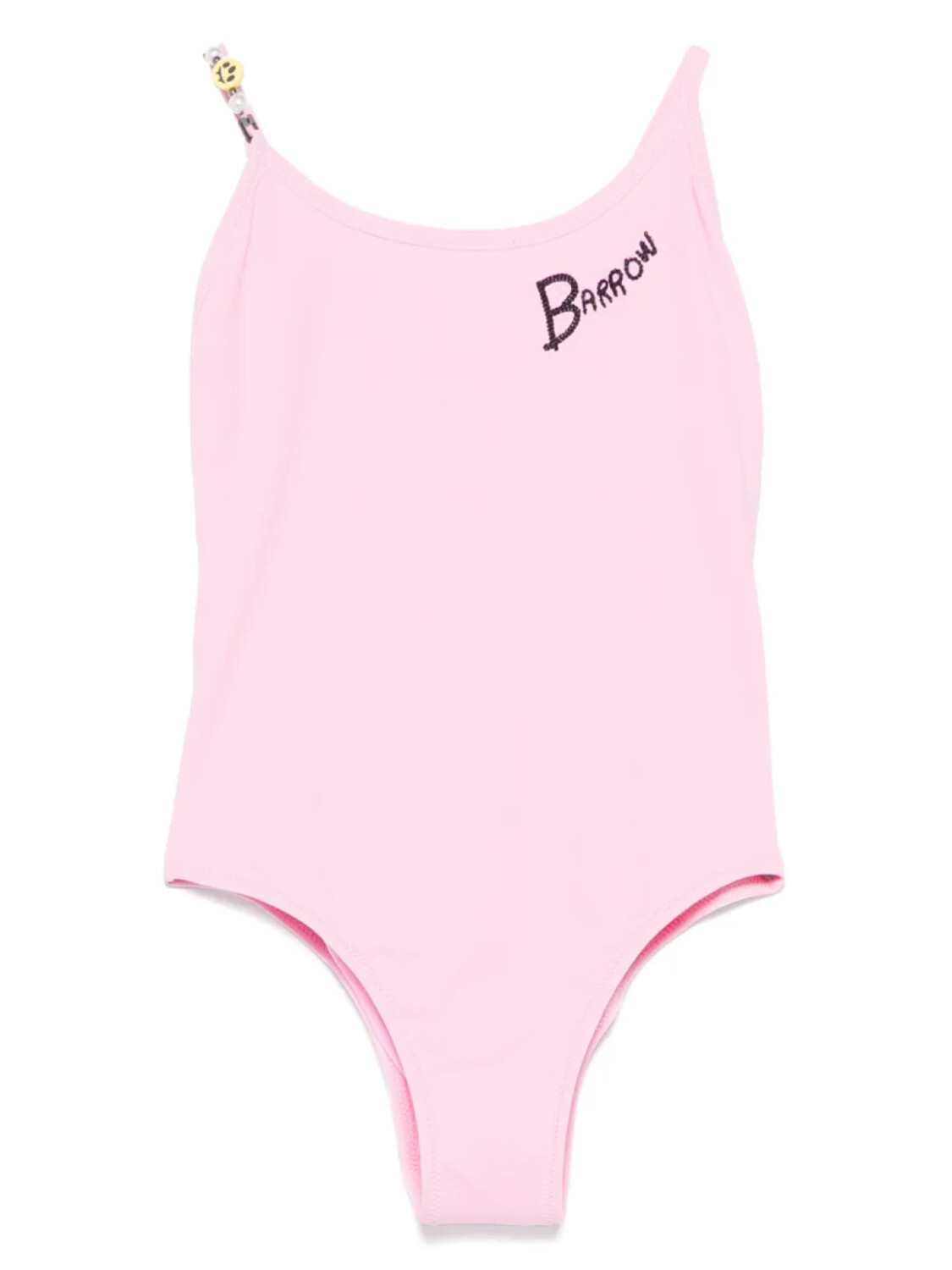 

Barrow kids купальник с вышитым логотипом, розовый