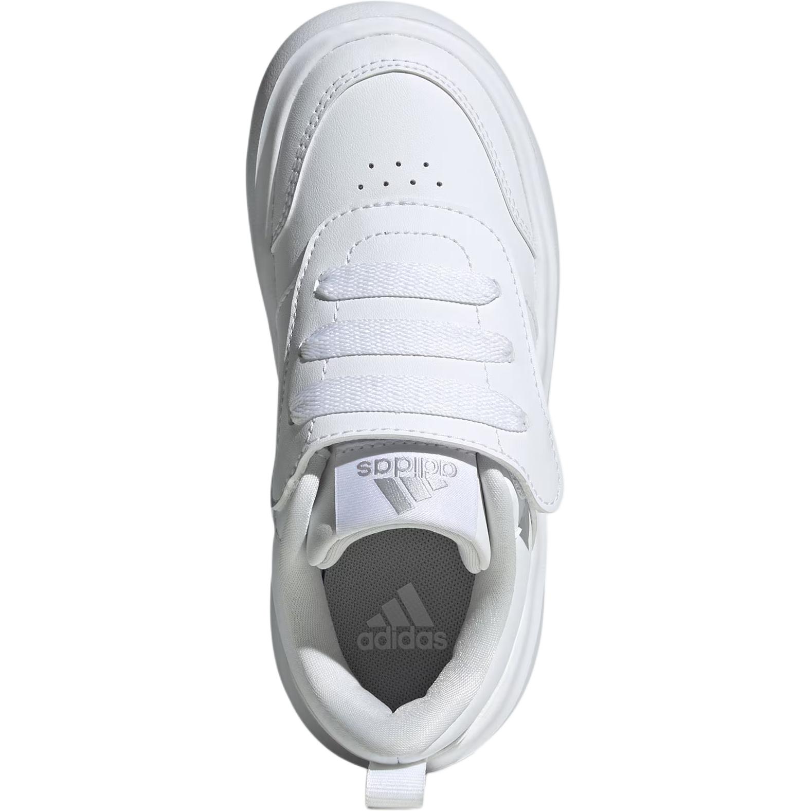 Износостойкие низкие детские кроссовки Park St для детей от 3 до 7 лет Adidas, белый — фото 3