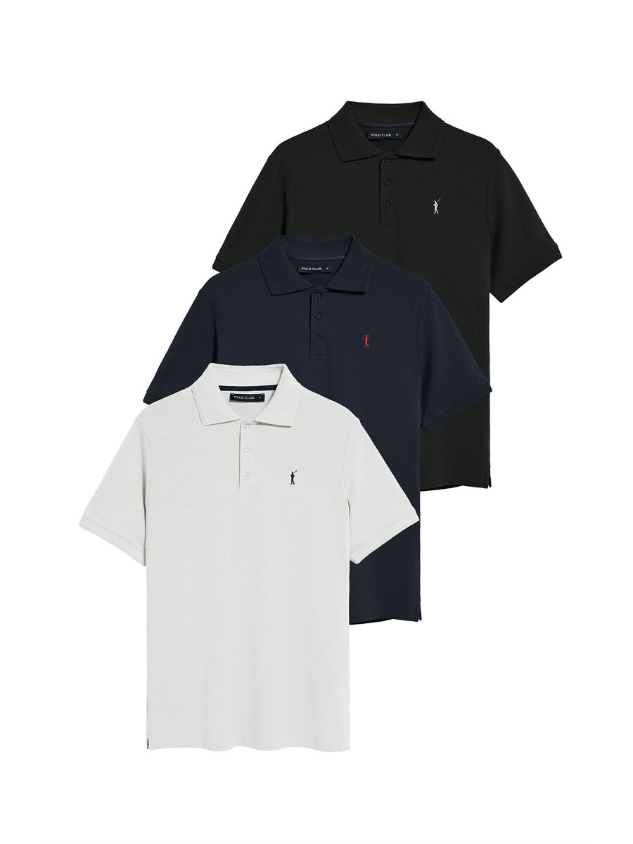 

Рубашка Polo Club, цвет marine blue/Black/White