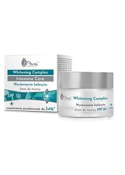 

Вечерний тон кожи, дневной крем для лица, SPF 30, 50 мл Ava Whitening Complex Intensive Care