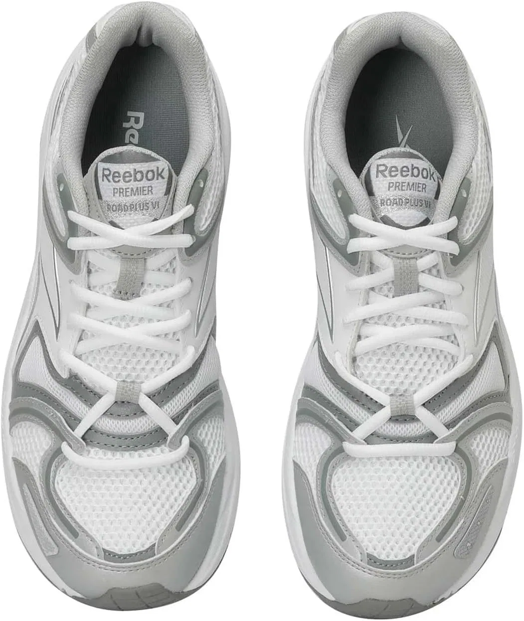 Детские кроссовки Reebok Unisex RBK Premier Road Plus VISneaker, White Grey 1 Silver Metallic — фото 4