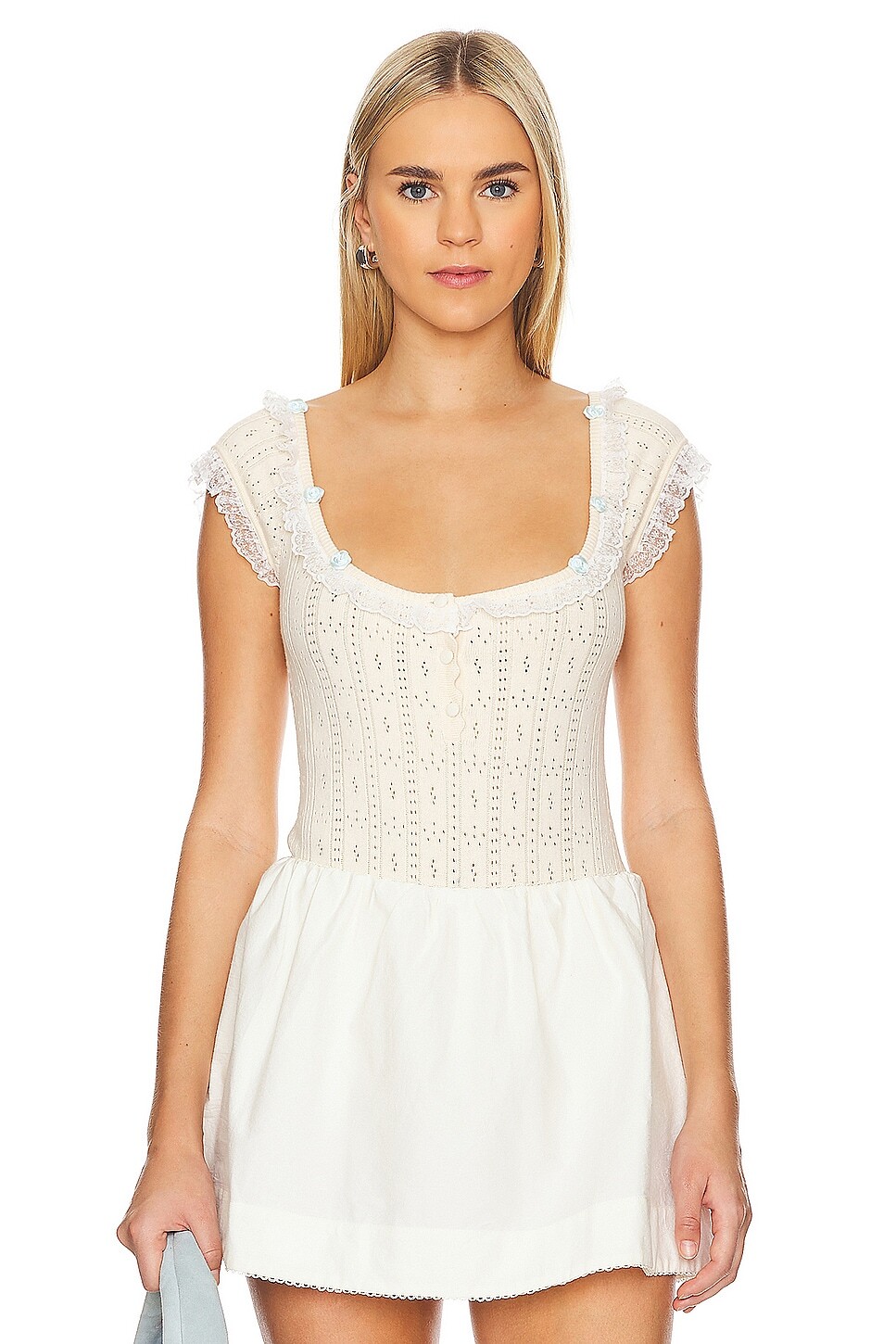 

Боди даниэла For Love & Lemons, бежевый