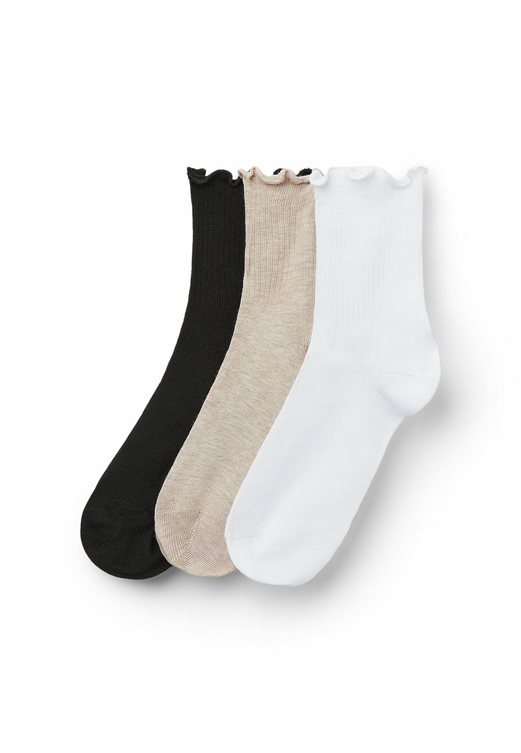 

Носки 3 PACK Tezenis, цвет Schwarz Nero Bianco Beige Melange