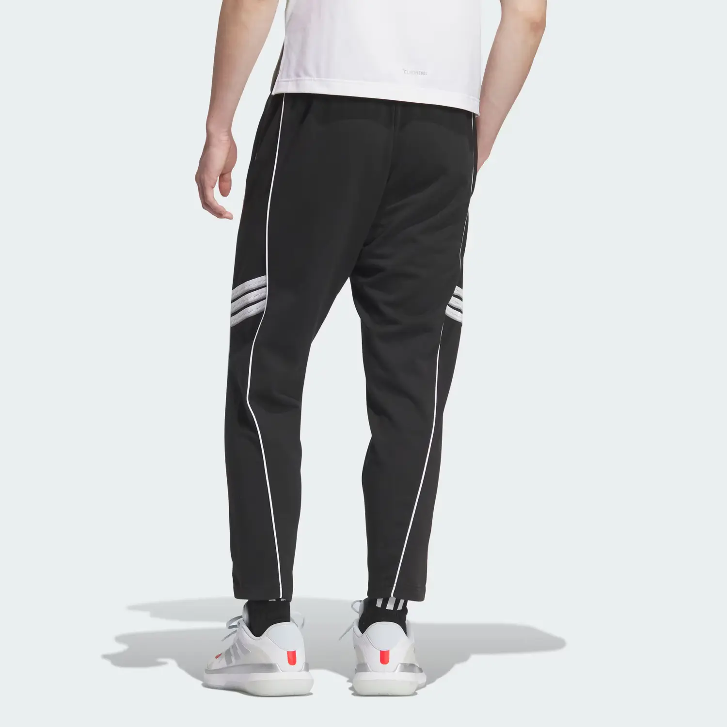 Adidas Баскетбольные штаны ninth брюки спортивные мужские black — фото 4