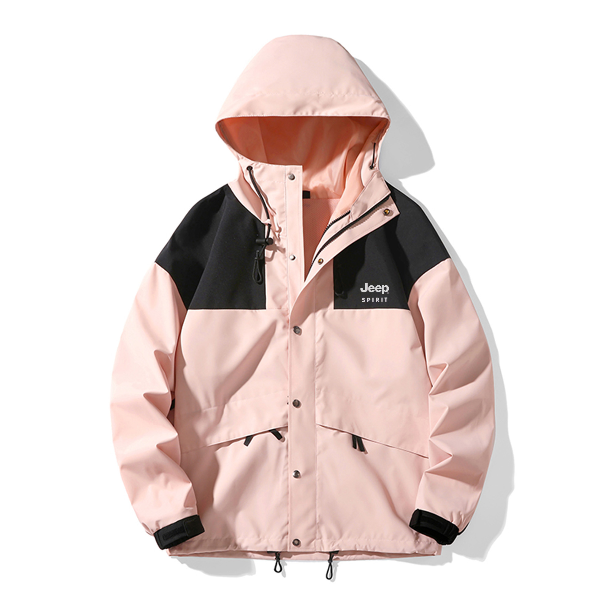 

JEEP SPIRIT Водонепроницаемая ветровка защита от ветра дышащая и утепленная унисекс, Coral Pink