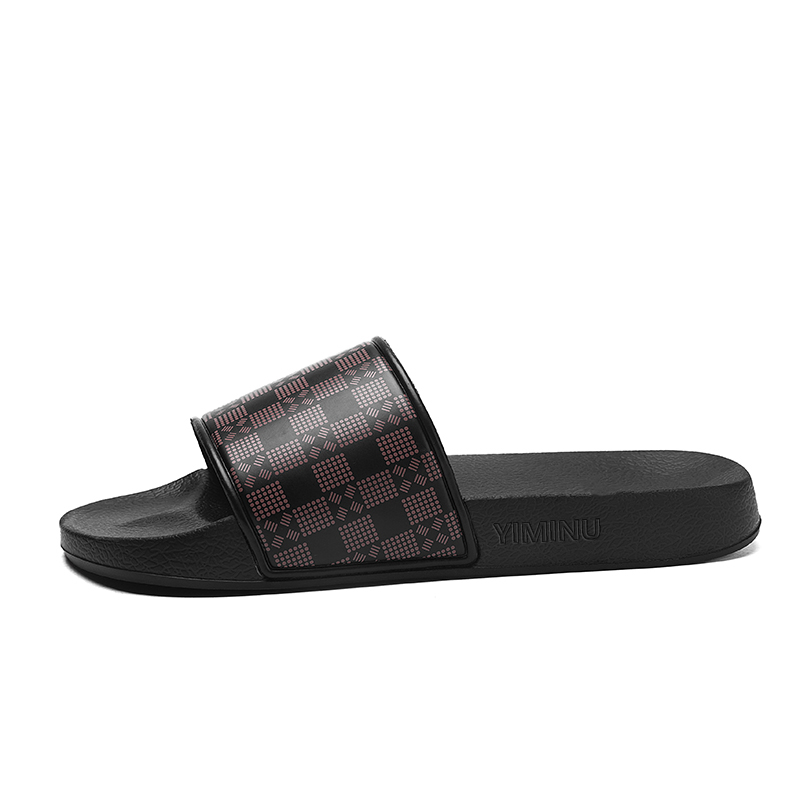 

Eminu Резиновые шлепанцы мужские красно-коричневые, цвет Red Brown