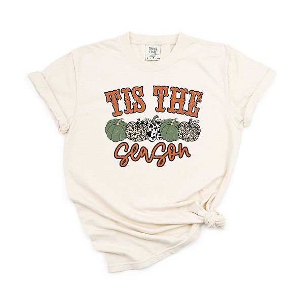 

Футболка с принтом леопарда и тыквы Simply Sage Market, Коричневый, Футболка с принтом леопарда и тыквы Simply Sage Market