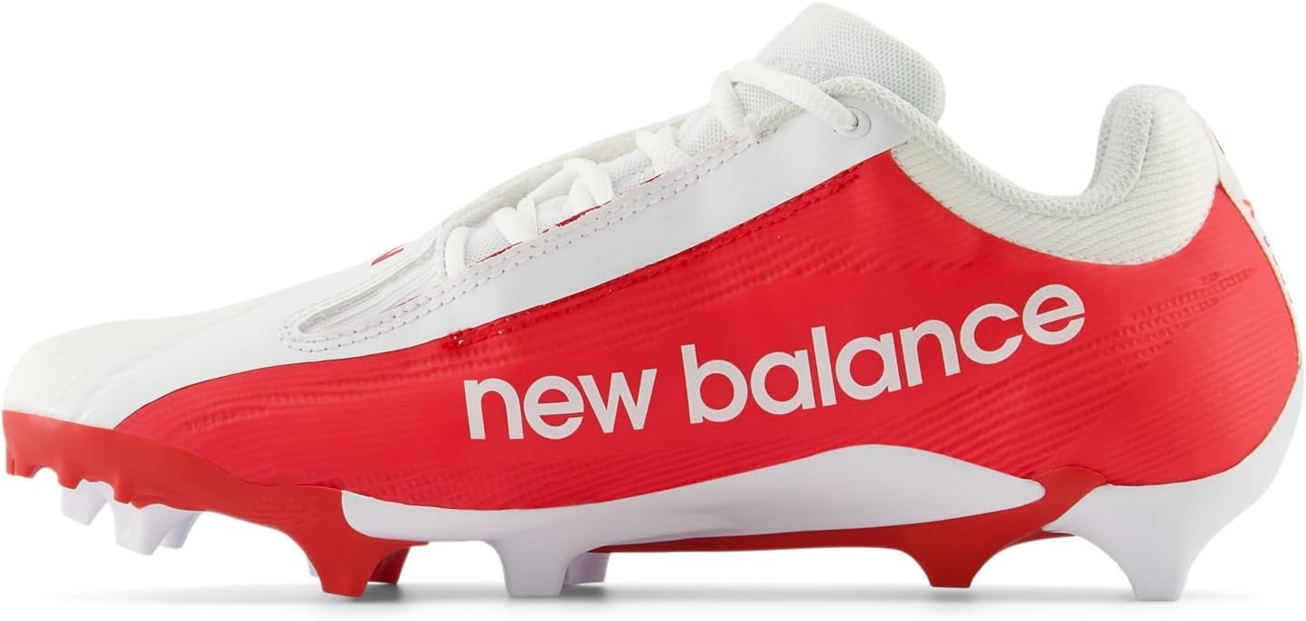 Кроссовки New Balance Burnx4 Lacrosse для мужчин и женщин, белый/красный — фото 3